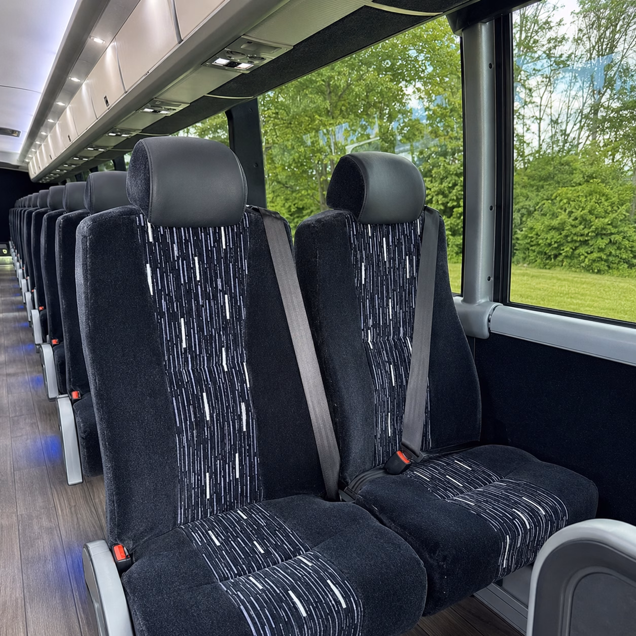 chantilly charter bus rental inside