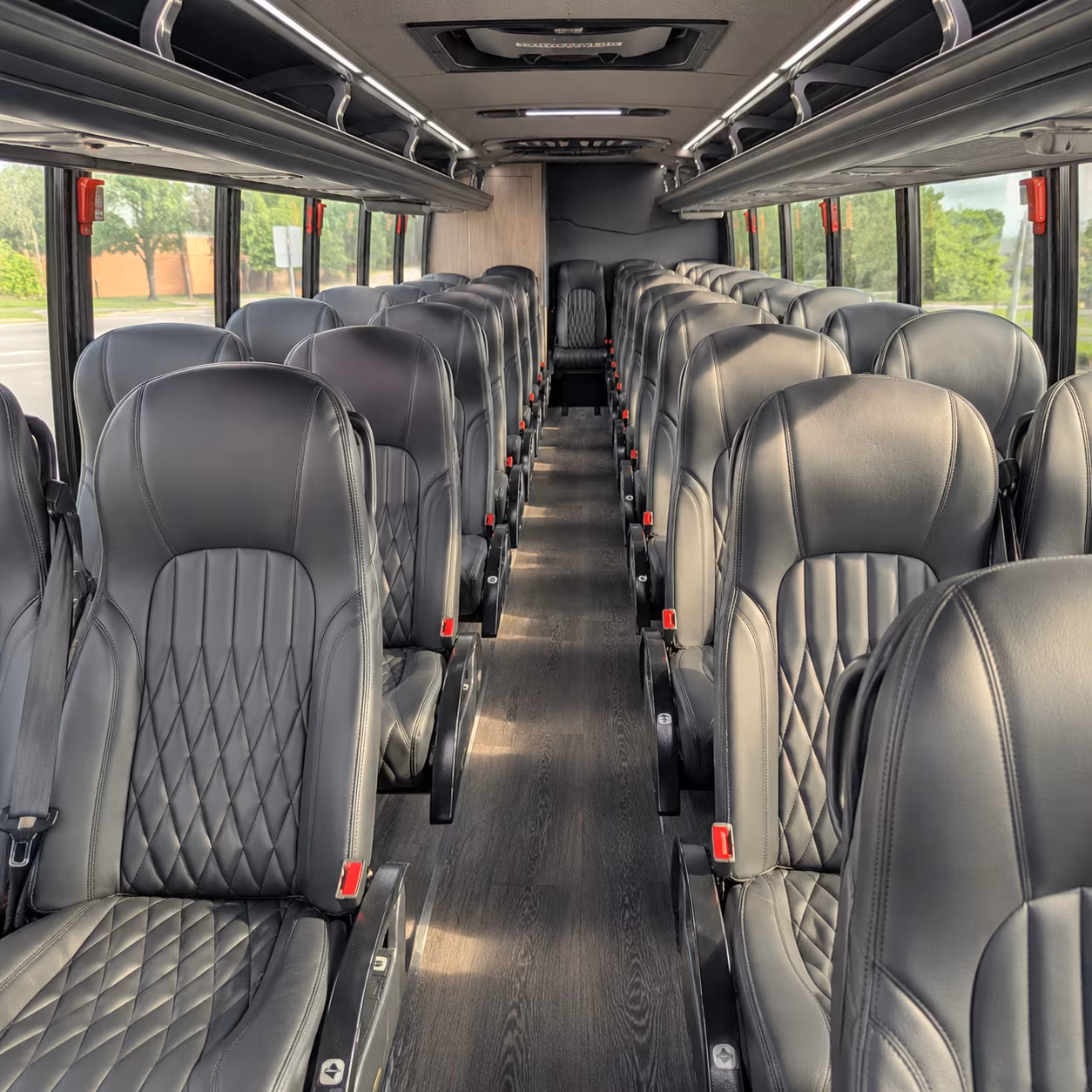 leesburg corporate event transportation onboard seating