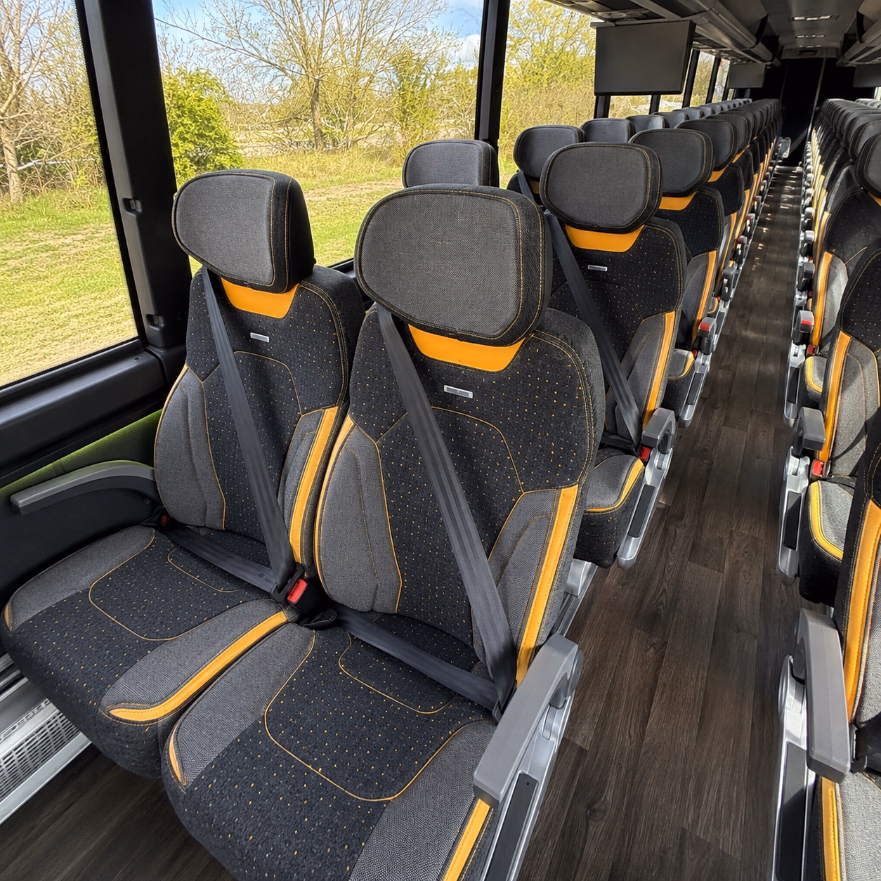 leesburg religious group transportation onboard seating