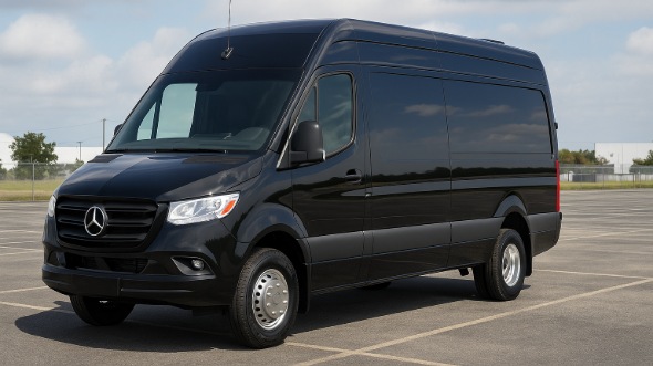Exterior of Charter Bus Company Reston's Sprinter Limo in Reston